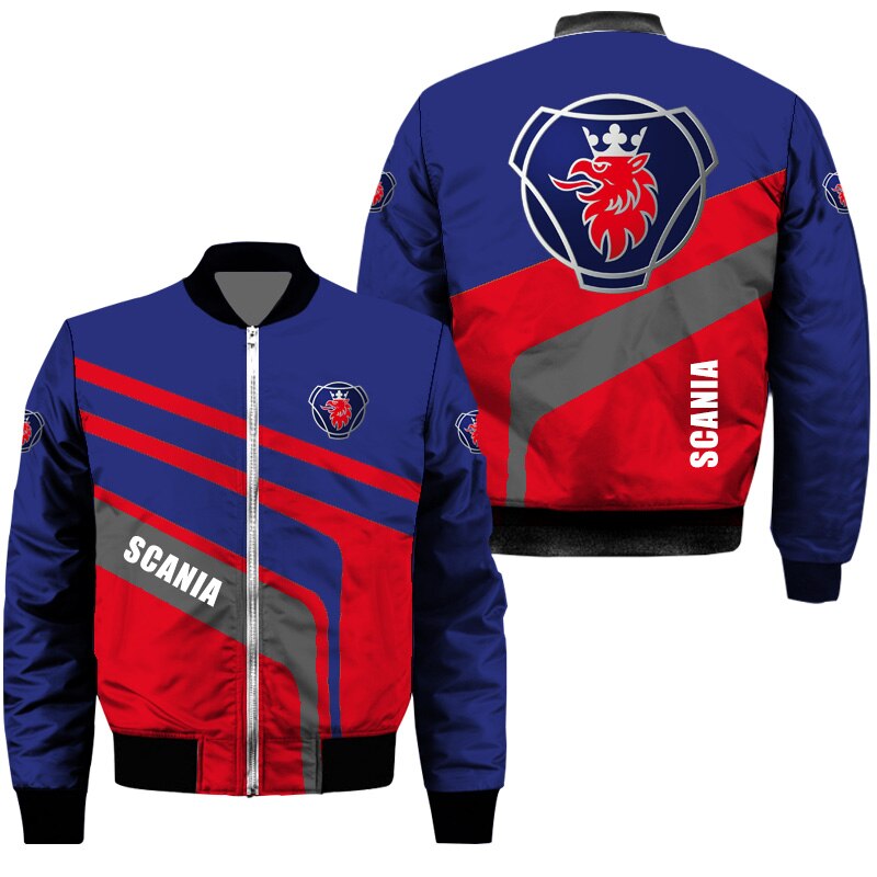 2022 High quality new brand casual fashion pilot autumn winter men's coat SCANL3D men's jacket logo trench coat