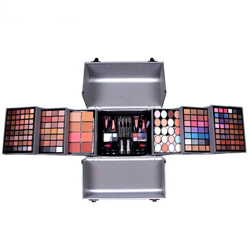 5 Colors Large Size Aluminum Case Makeup Box Set Makeup Artist Special Makeup Box Eyeshadow Palette Makeup Make Up Accessories