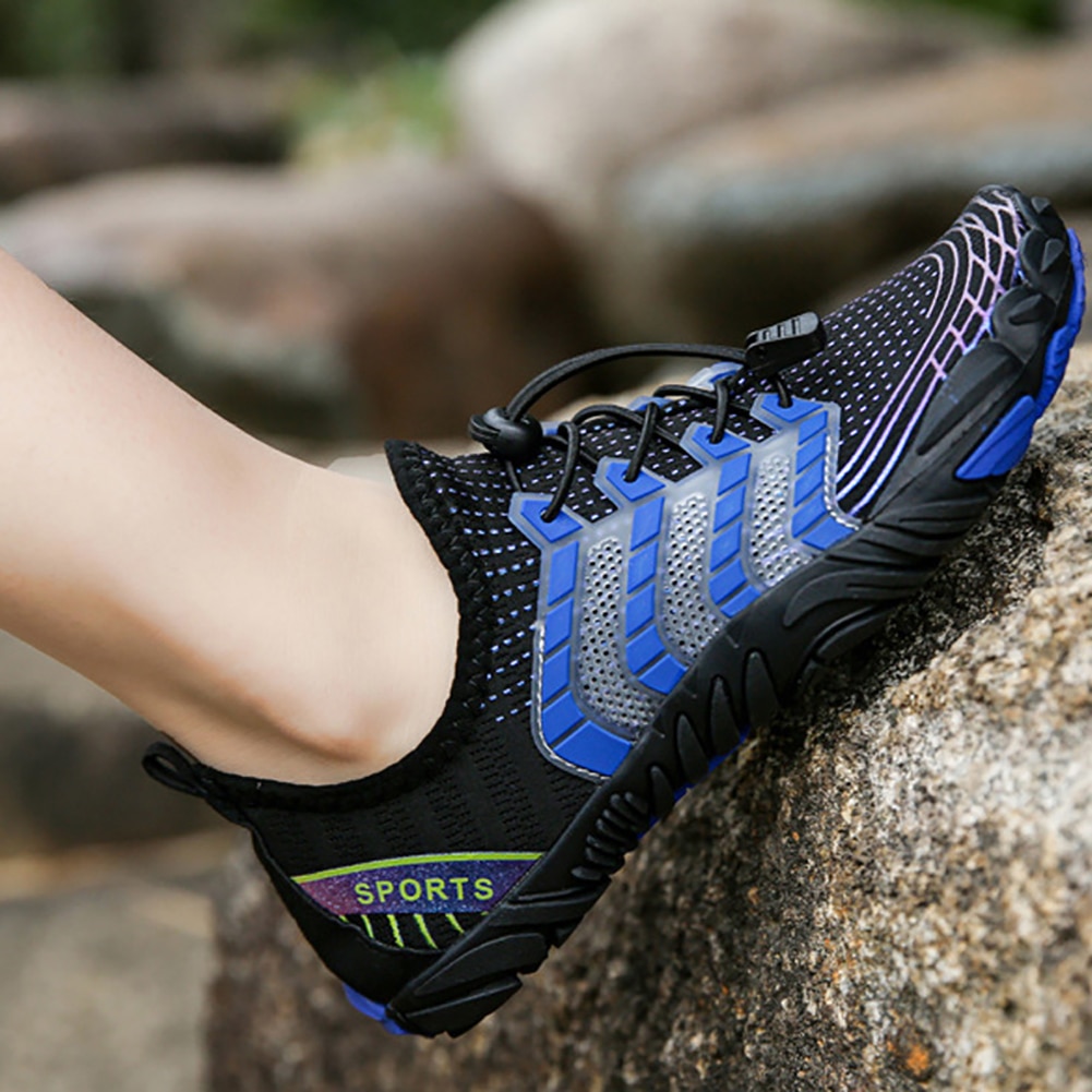 Wading Sneakers Non-slip Swimming Water Shoes Quick Dry Running Shoes Breathable Wear-resistant Outdoor Supplies for Lake Hiking